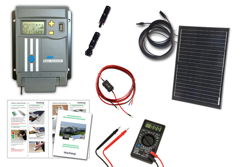 Båd solanlæg 240Wh (60Wp) MPPT